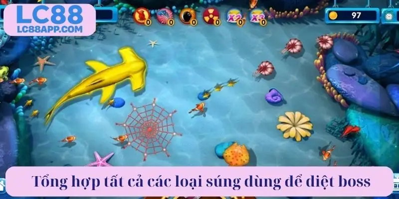 Tổng hợp tất cả các loại súng dùng để diệt boss